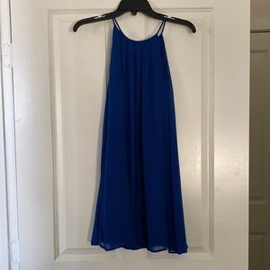 Lush Royal Blue Shift Dress